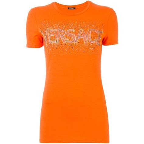 versace orange t shirt